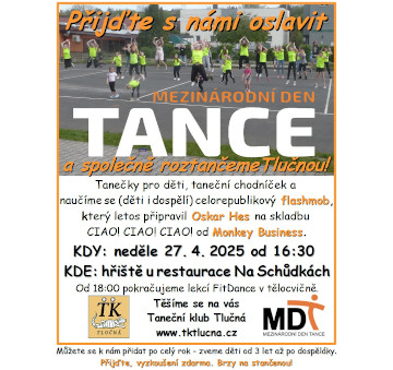 Mezinárodní den tance 2025 Tlučná 27. 4. 2025