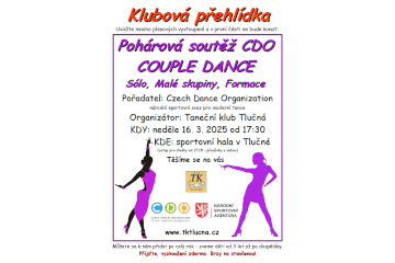 Klubová přehlídka - pohárová soutěž CDO 20250316