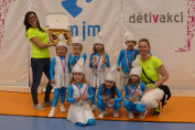 Jarní pohár Děti v akci - skladba Šmoulí zem 1. místo - skladba Zorro 2. místo