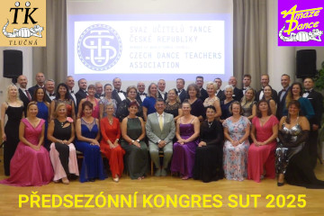 Taneční klub AMAZE DANCE Tlučná na kongresu SUT 2025 - společné foto